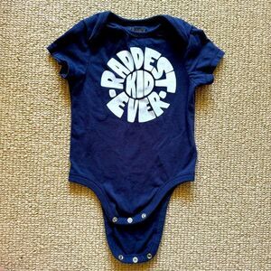 Old Navy onesie, navy, 12-18 mos